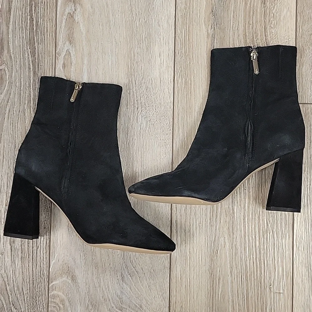 Sam Edelman Size 8 Black Suede Codie Bootie